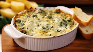 Cheesy Spinach and Artichoke Dip